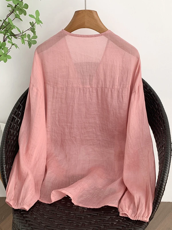 سترة صوفية فنية ذات لون نقي كاجوال خفيفة الوزن ومسامية وطويلة من Sve V-Ne فضفاضة ومفتوحة للنساء بمقاسات كبيرة #4