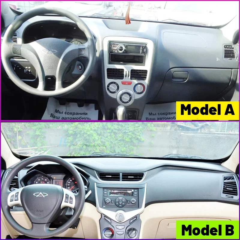 High Quality For Chery Sangat Celer ZAZ Forza Fulwin2 A13 Dashboard Cover Mat Sun Shade Avoid Light Pad Carpets Anti-UV