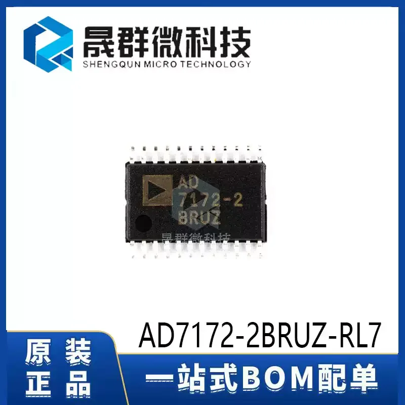 Brand new original AD7172-2BRUZ-RL7 AD7172-2 TSSOP24 24 bit analog-to-digital converter ADC