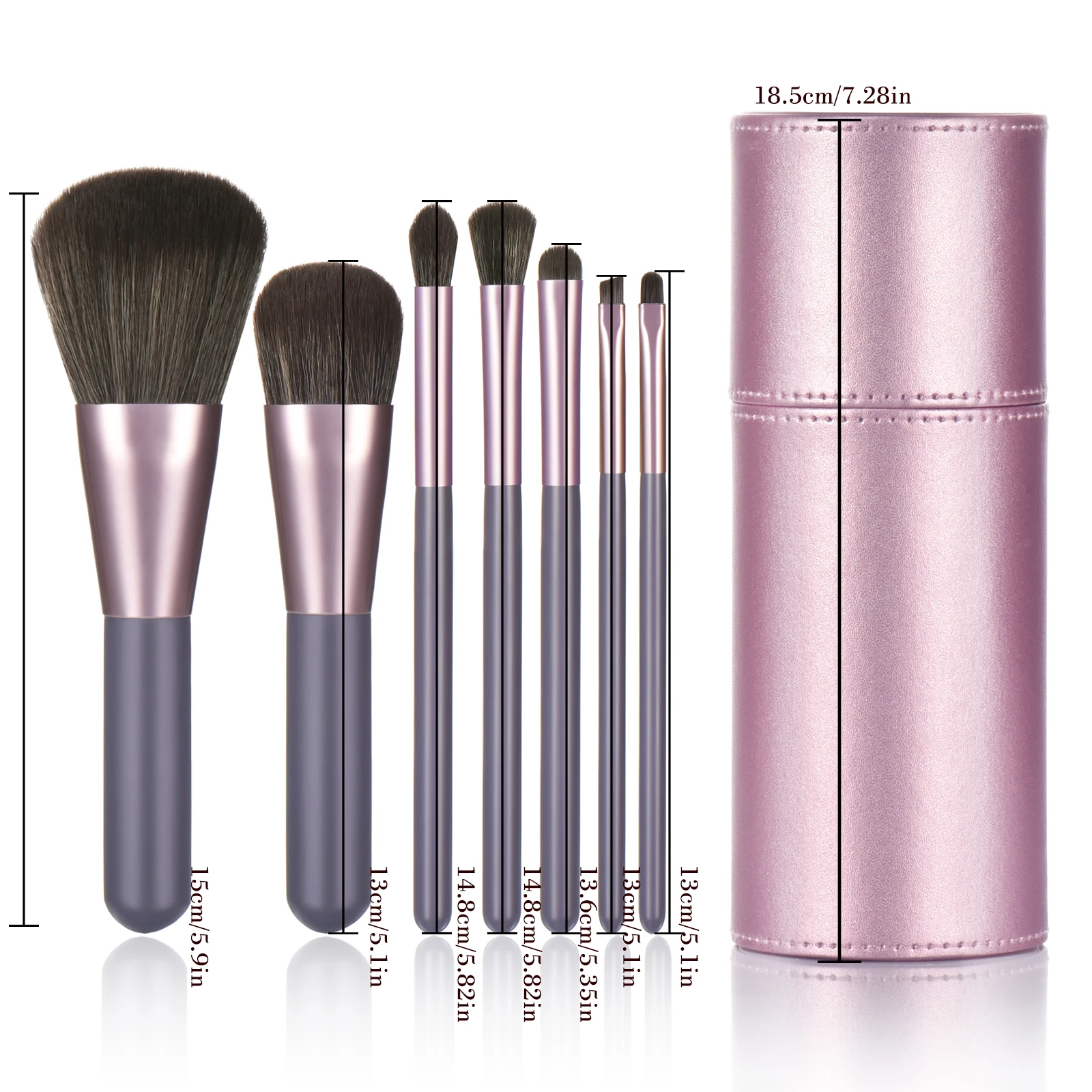 Professional Makeup Brushes Set with Bucket Blush Powder Eyeshadow Eyebrow Foundation Beauty Makeup Tool Brochas