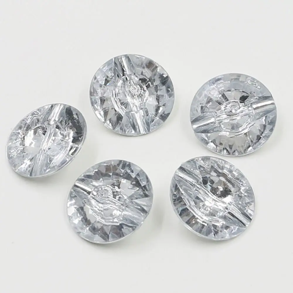 

50Pcs Handmade Crystal Buttons Needlework Rhinestone Shirt Buttons Sewing Accessories Clothing Buttons