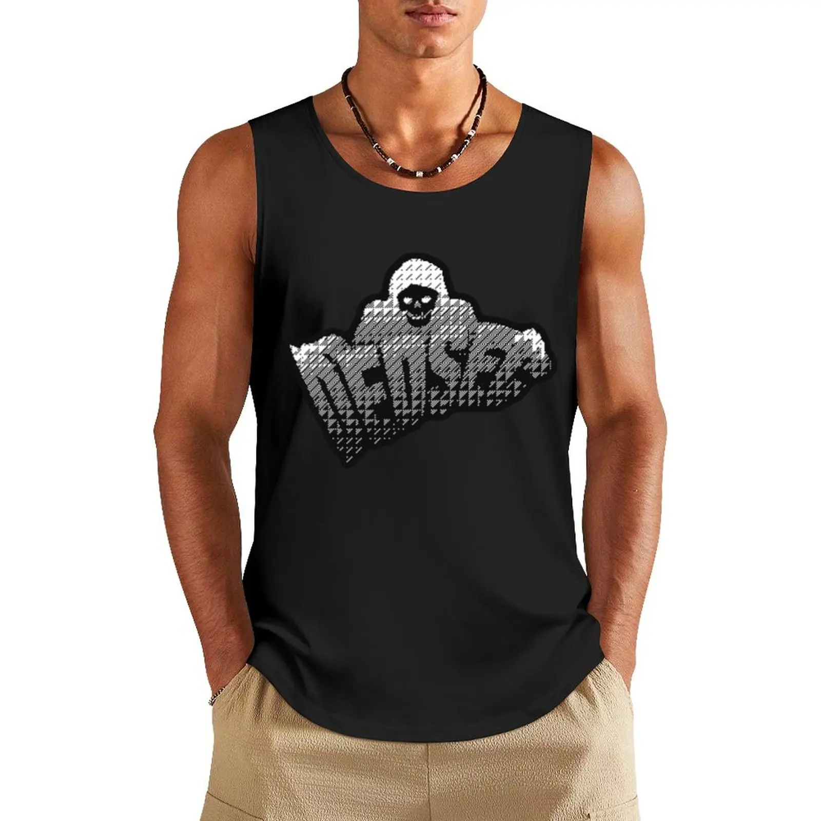 Dedsec Logo Tank Top Bodybuilding clothing man t-shirts man