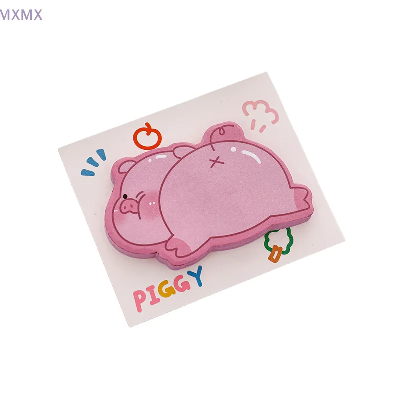Chinese Style Writable Sticky Notes Office Accessories Color Index Posted Cute Cartoon Animal Sticky Notes Stationery Label