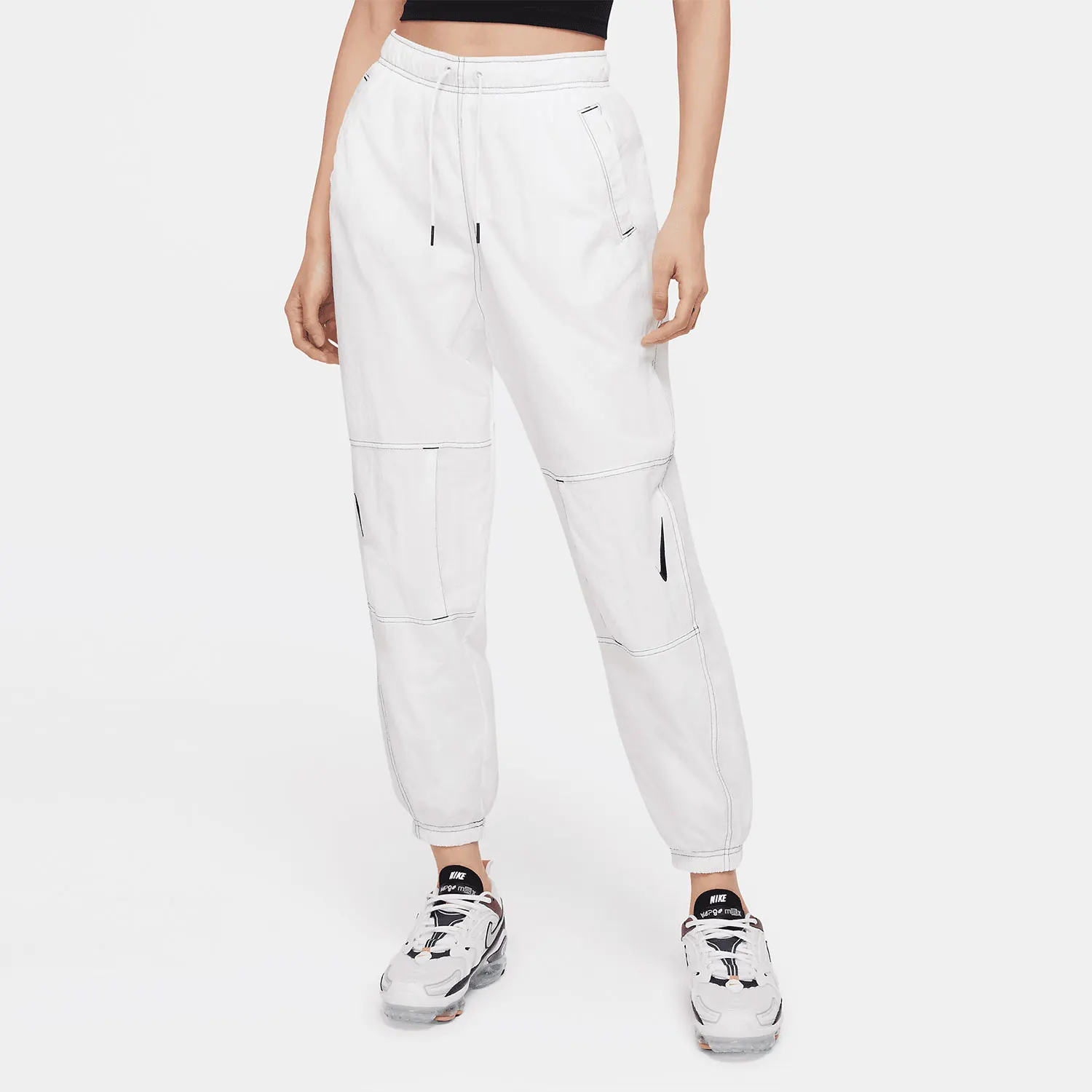 

Аутентичные женские повседневные спортивные дышащие свободные удобные зауженные брюки Nike DD5573-100