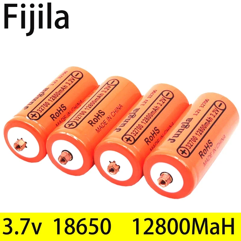 

100% Original 32700 12800mAh 3,2 V Lifepo4 Akku Professionelle Lithium-Eisen Phosphat Power Batterie Mit Schraube