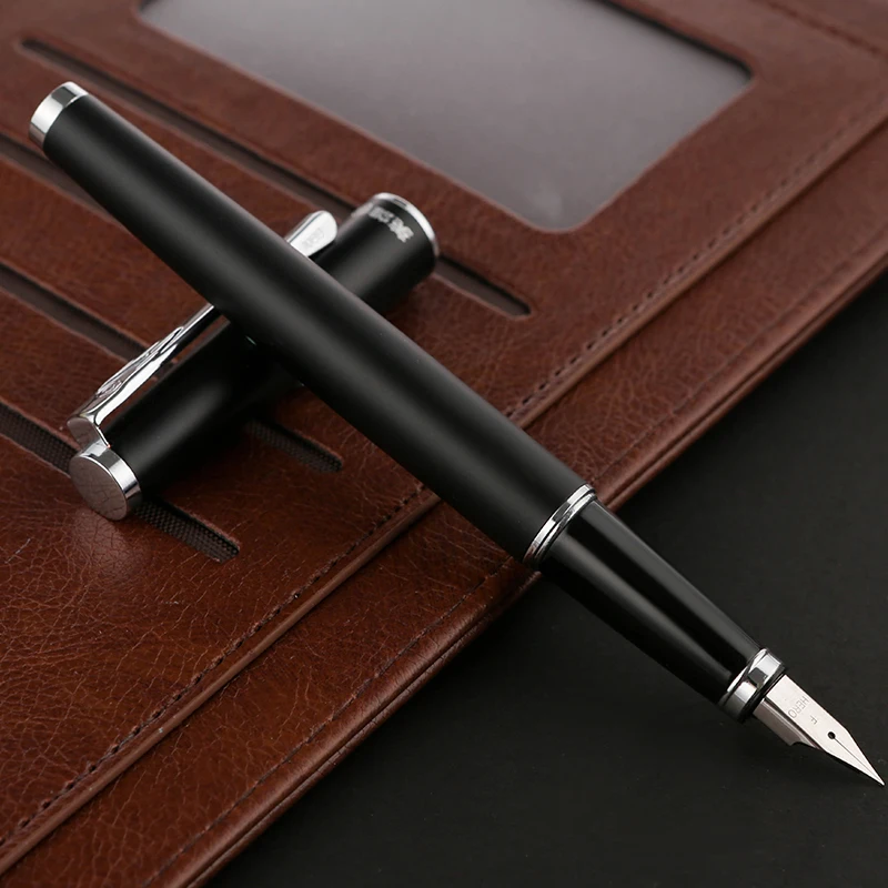 Hero 1088 Classic Metal fountain pen set Elite Business office Document Signing Ink pen gift box Student school stationery suppl