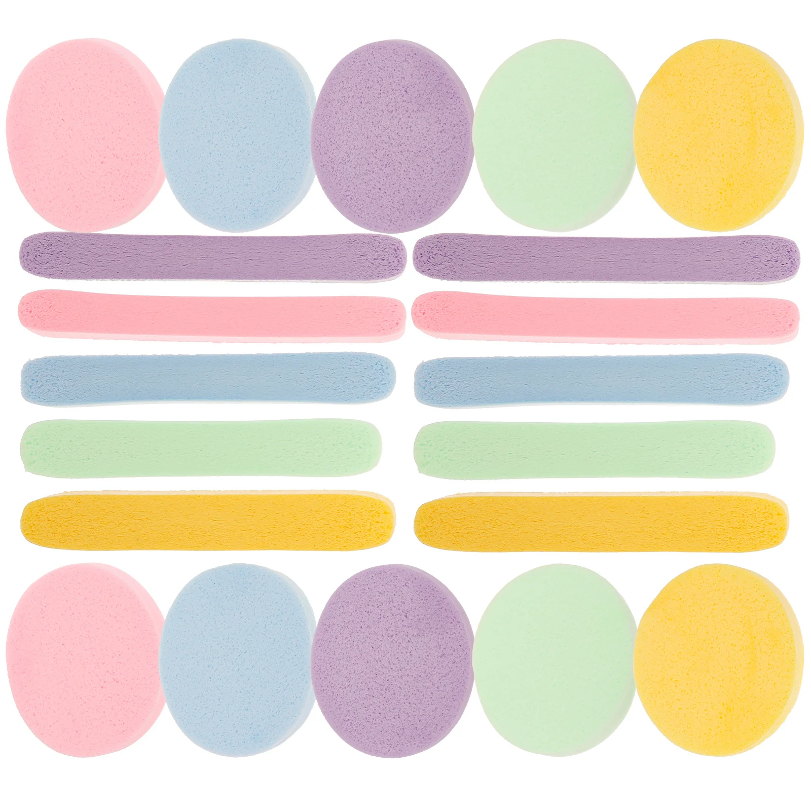 

60Pcs Compressed Facial Cleaning Sponges Soft Expandable Makeup Removal Puff Face Wash Pads Beauty Sponge Set Face Wash Sponges