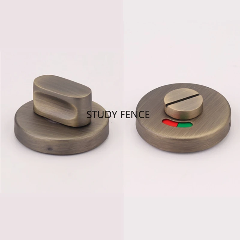 

Stainless Steel Indicator Lock for Bathroom Restroom Partition Door Lock Double Sided Lock Hardware Accessories Without Keys