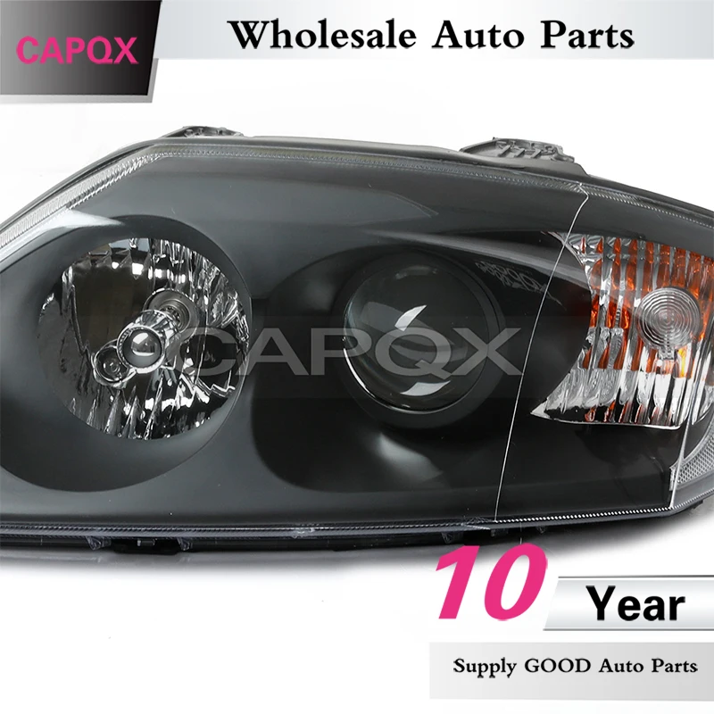 CAPQX a pair Front Bumper Headlight For Hyundai Coupe 2005 Head Light Head Lamp Shell Lampshade Headlamp Cover