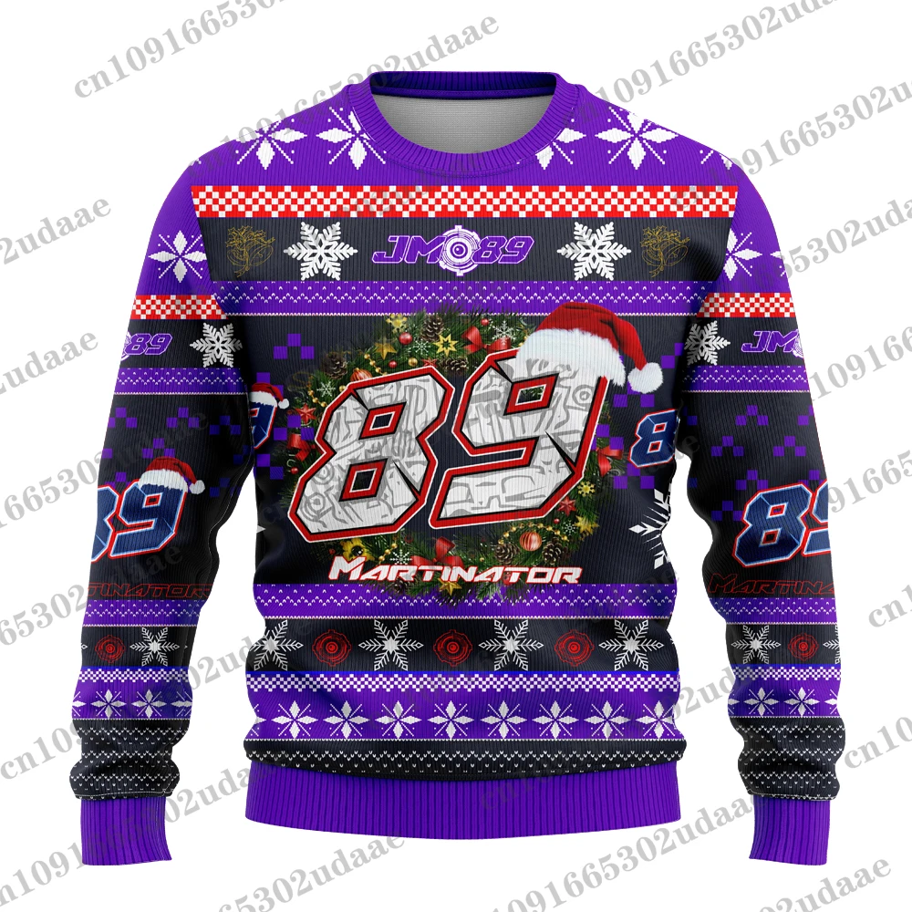 89 Rider Jorge Martin Fan Lovers Ugly Christmas Sweatshirt Men\'s and Women\'s Pullover Top 2025 New