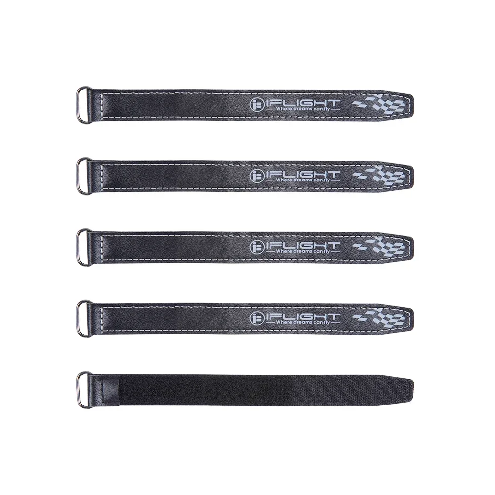 5PCS IFlight Black LIPO Battery Strap Microfiber PU Leather 10X130mm 20X250mm 20X500mm for FPV Freestyle Tinywhoop Long Range