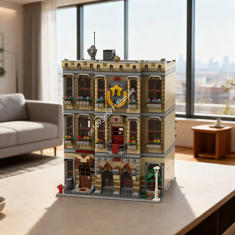 

4248 деталей MOC: Модель антикварного магазина (конструктор) – Сборная модель для самостоятельной сборки, креативный подарок на Рождество, игрушка-конструктор для детей на День рождения