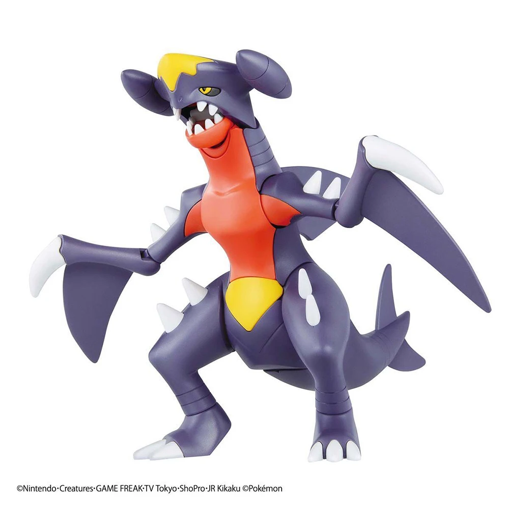 In Stock Bandai Spirits Pokemon Pocket Monster No.48 Garchomp Model Kit Assemble Birthday Action Figures Gifts for Children