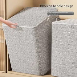 Household 220L large capacity non-woven storage box quilt storage bag Clothes quilt storage bag moving bedroom collection