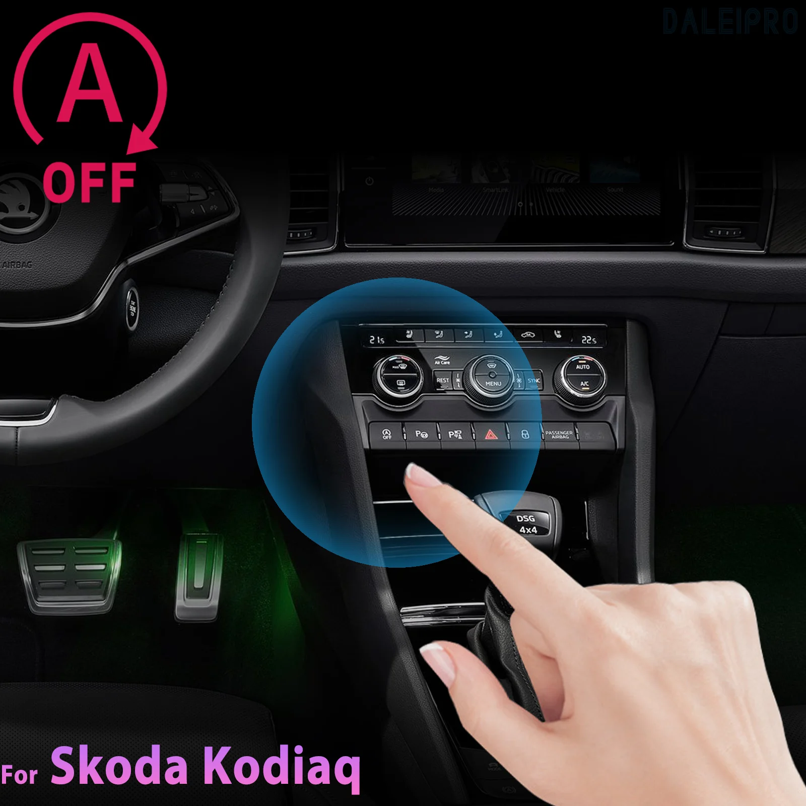 For Skoda Kodiaq 2017 2018-2021 2022 2023 Automatic Stop Start Engine System Memory Module Cancel Car Auto Start Stop Switch
