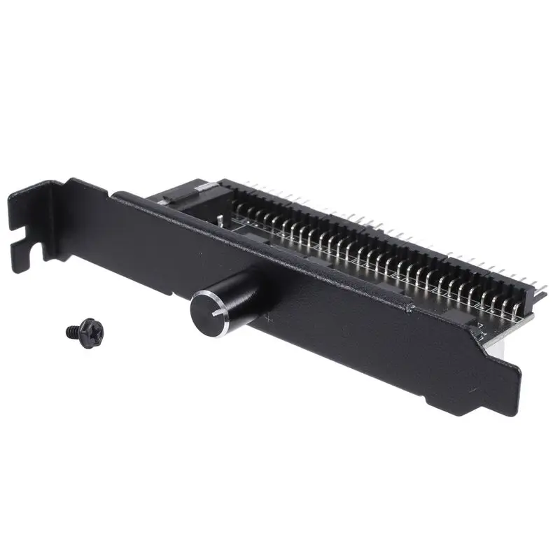 Pc 8 Channels Fan Hub Cooling Fan Speed Controller For CPU Case HDD VGA PWM Fan PCI Bracket Power By 12V Fan-AEF7