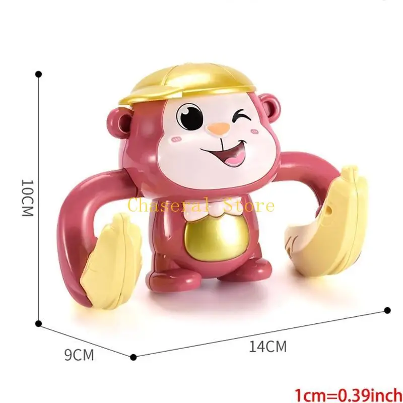 E7ce Electric Flipping Monkey Bananas Voice dla kontroli dotyku z dźwiękowymi lekkimi wielofunkcyjnymi zabawnymi zabawkami