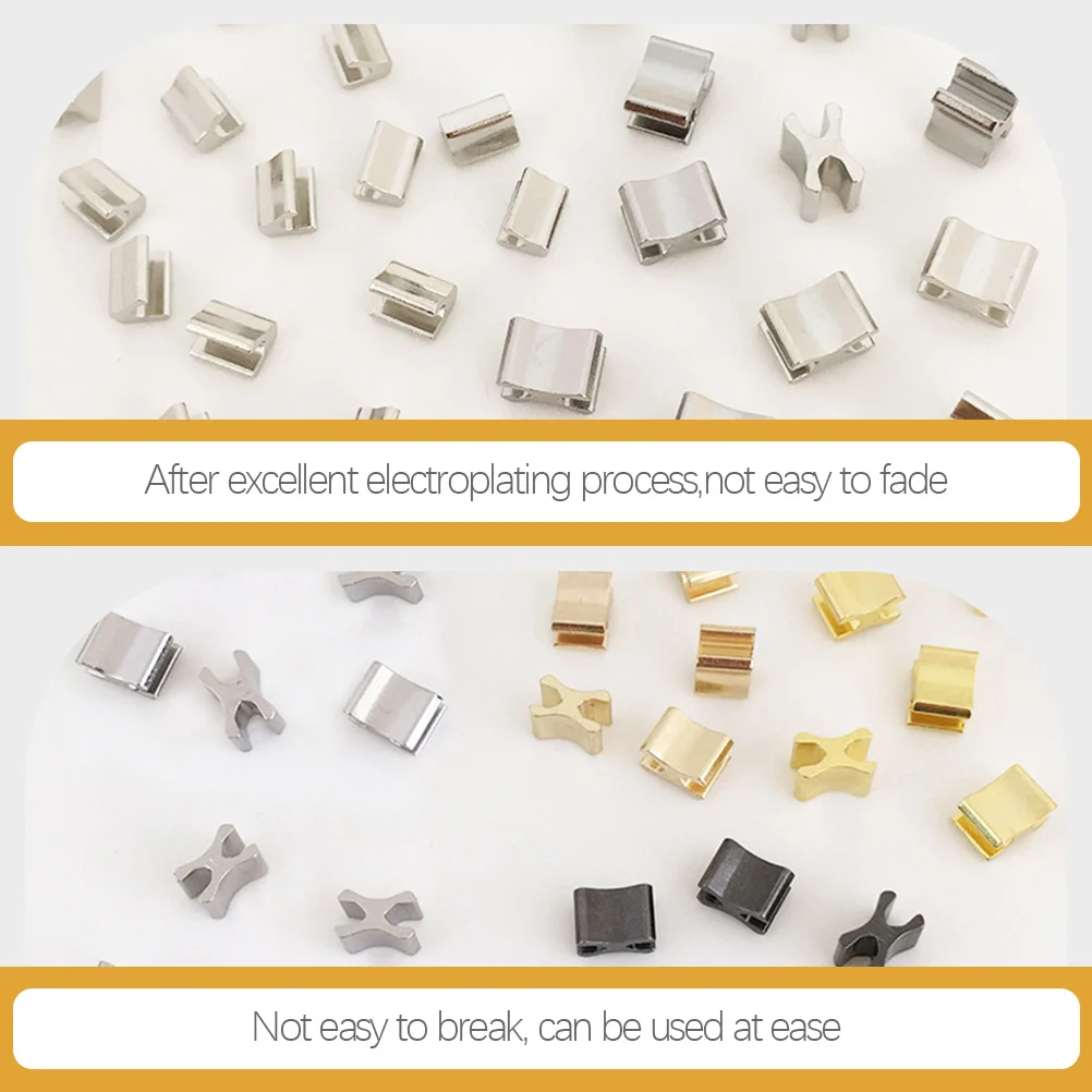 

1 set Metal Stops Replacement Kit For Clothing Repairing Practical Zipper Repair Accessories Sewing Tools Small Clothes Zipper