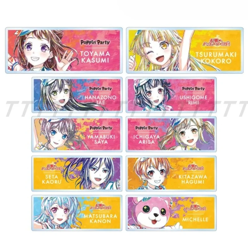 

Anime Ichigaya Arisa Uehara Himari Tsurumaki Kokoro Game Keychain Doll Acrylic Keyring Pendant for Gift