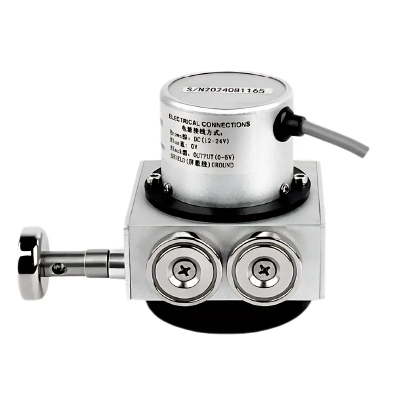 String Potentiometer 100mm-1300mm Long Stroke High Accuracy 4-20mA RS485 Bracket/Magnetic Mounted Linear Displacement Sensors