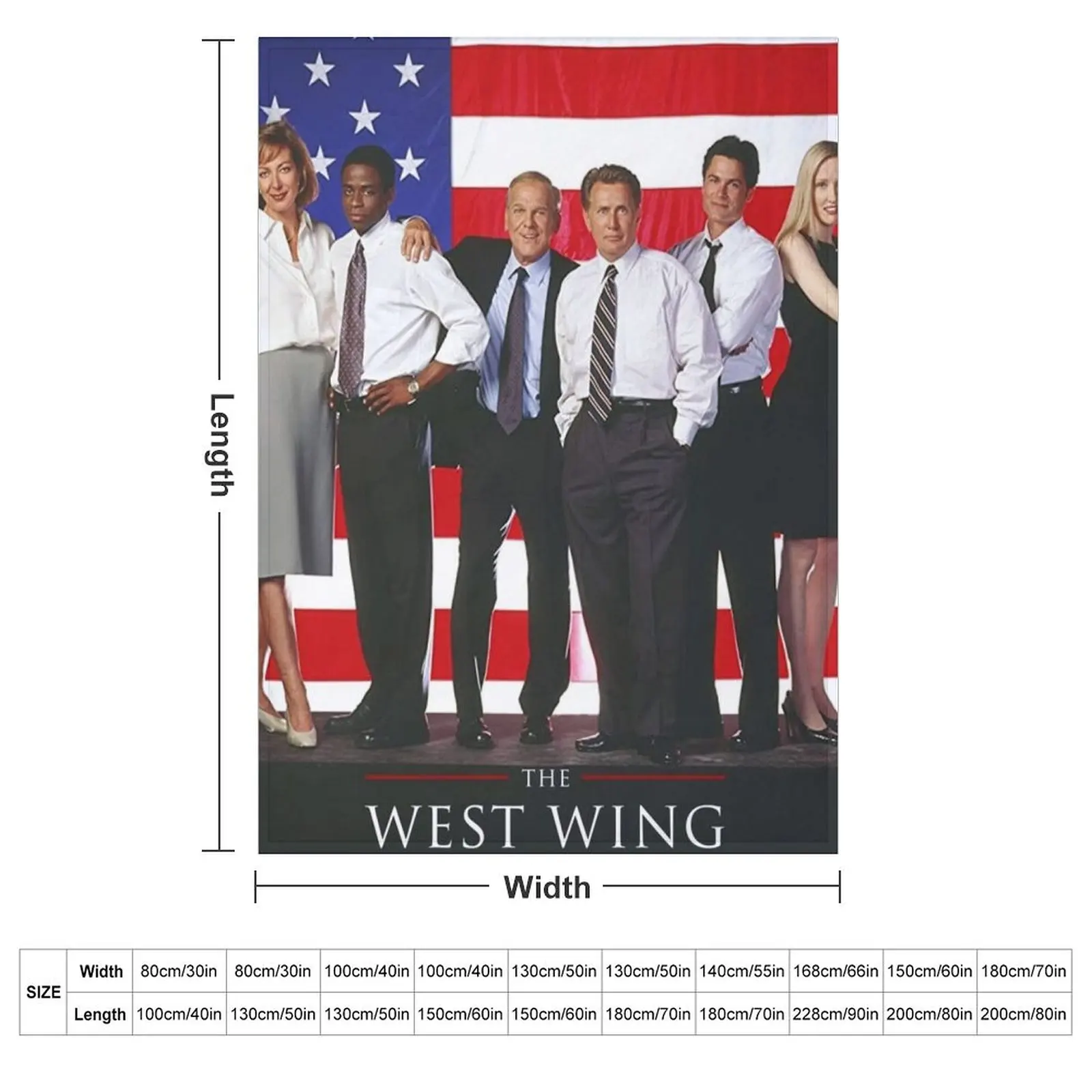 The West Wing Cast Throw Blanket Thin For Decorative Sofa for winter Large wednesday Extra Large Throw Blankets