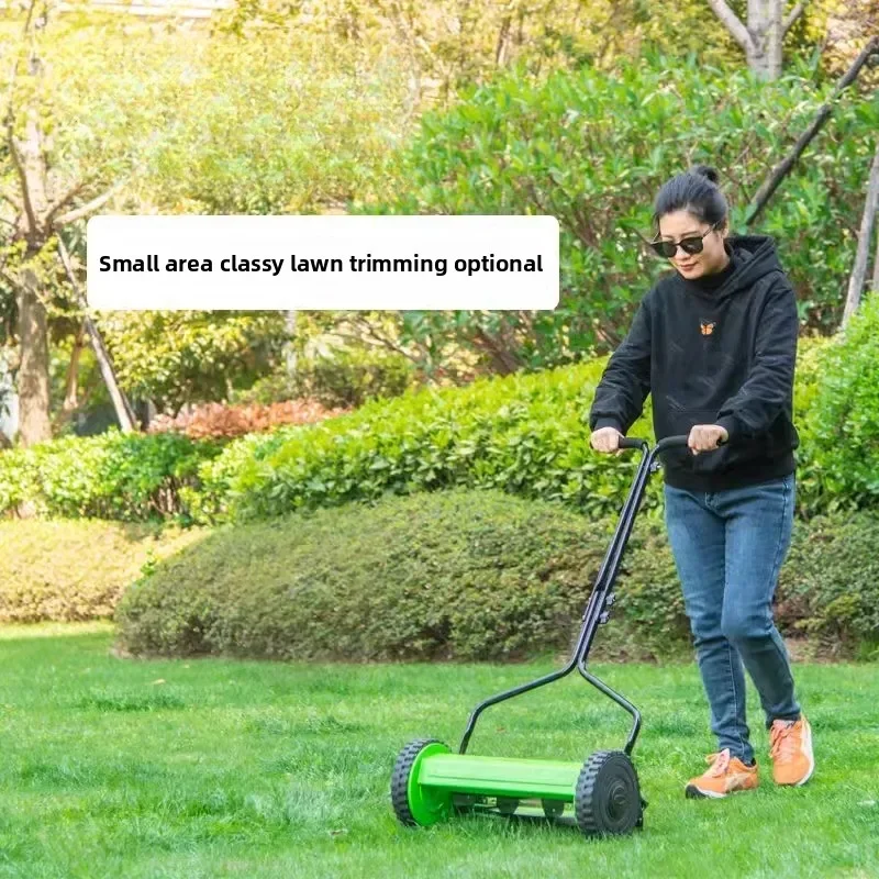 Villa garden Small area gardening Lawn mowing, hand push type household small lawn mower