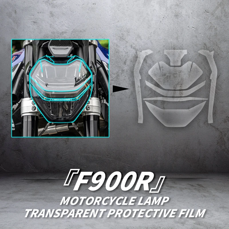 

For BMW F900R Motorcycle Headlight And Taillight Stickers Bike Of Decals Lamp Accessories Transparent Protective Film