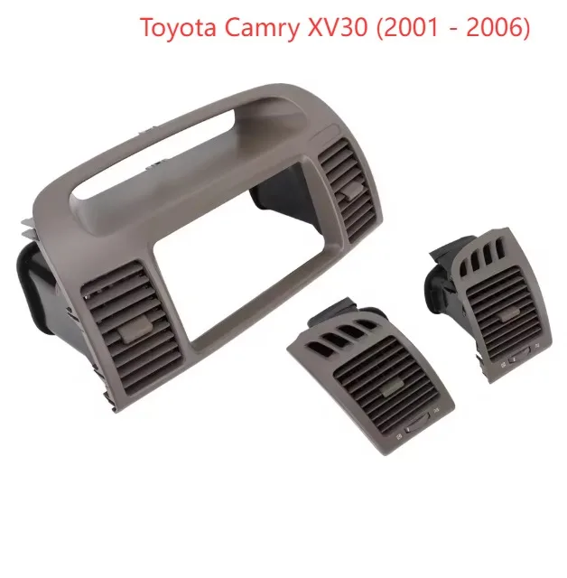 

liuquan Front Center Dash AC Vents & Radio Trim Bezel + Air Outlet PanelToyota Camry XV30 (2001 - 2006)