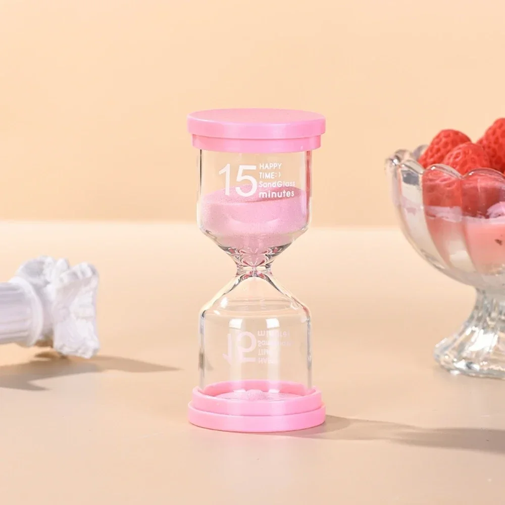 1PCS 3/5/10/15/30 Minuten Bunte Sanduhr Sanduhr Kinder Kid Geschenk Spielzeug Sand timer Stunde Glas Hause Dekoration Sand Uhr – Detail 7