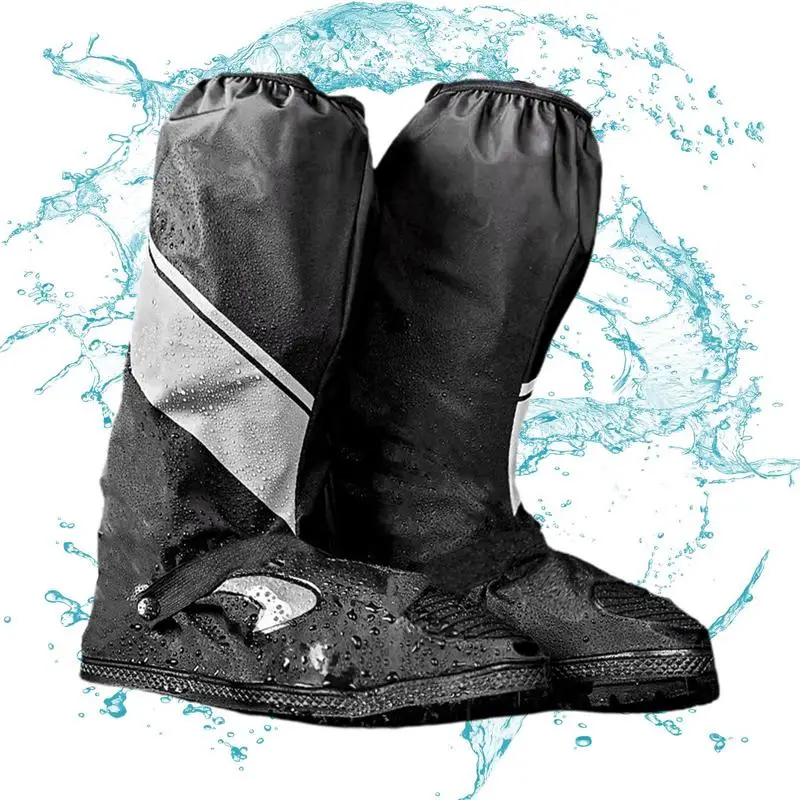 

Waterproof Shoe Covers Overshoes Shoe Protectors High Tube Shoe Reusable Non-slip Boot Rain Covers Rain Galoshes accessories