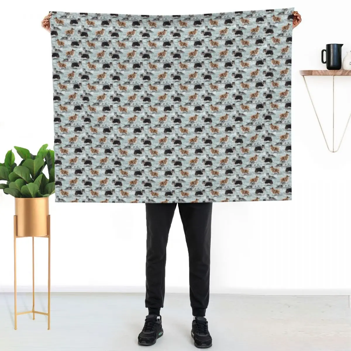 The Shetland Sheepdog Sheltie Throw Blanket Blankets For Sofas blankets ands Large Soft Plush Plaid Bed Fashionable Blankets