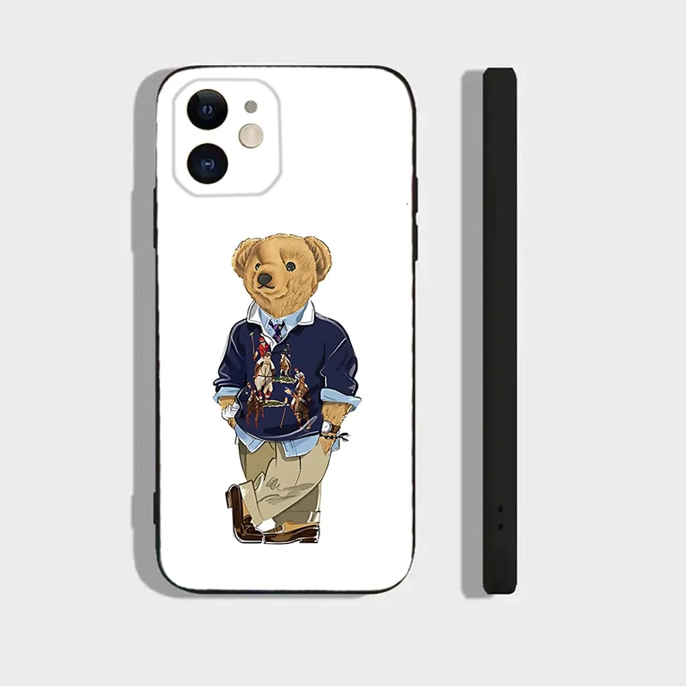 Baron Filou Bear Fashion Phone Case For Iphone 15 11 13 14 Pro Max 7 8 Plus X Xr Xs Max Se2020 12mini Cover Case