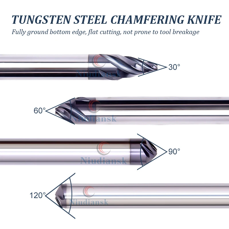 CNC Lathe 30 Degrees/60 Degrees/90 Degrees/120 Degreess High Quality Deburring Tungsten Steels Chamfering Knife Alloy Coating