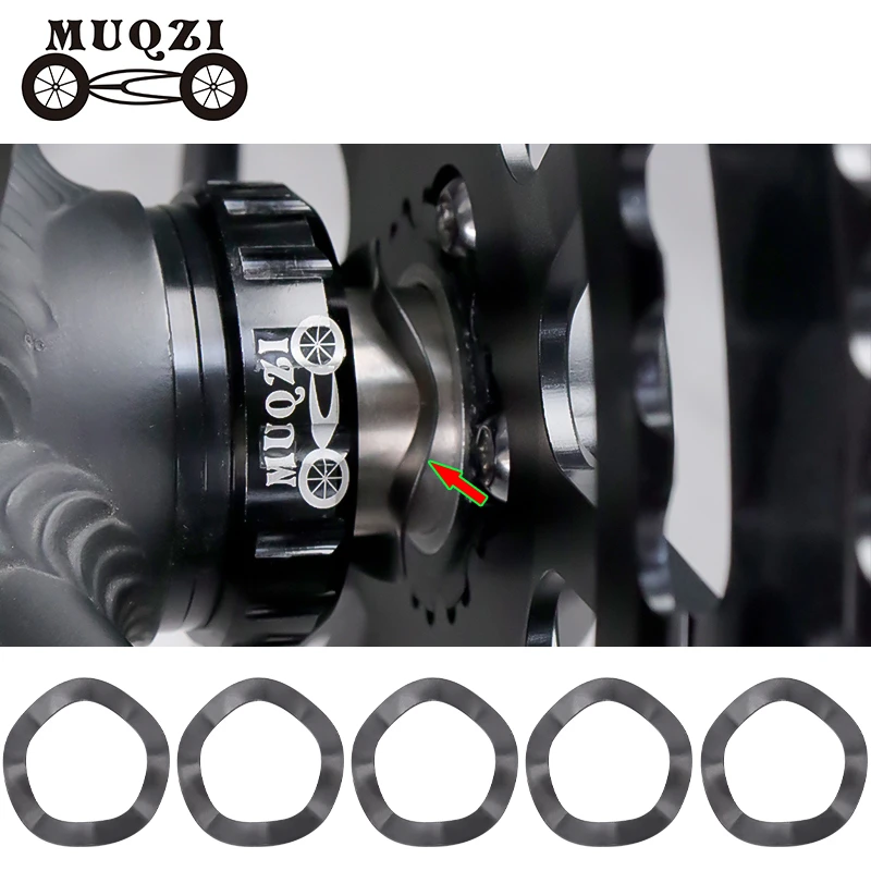 MUQZI 5PCS Bike BB30 PF30 BB386 Bottom Bracket Adjust Washers MTB Road Bicycle Crankset Washer  24mm 30mm BB Crank Spacer