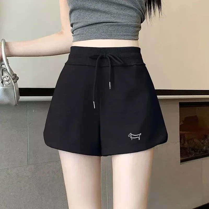Women's Golf Wear Versatile A-line Sports Shorts Summer New High Waist Slimming Spicy Girl Casual Shorts