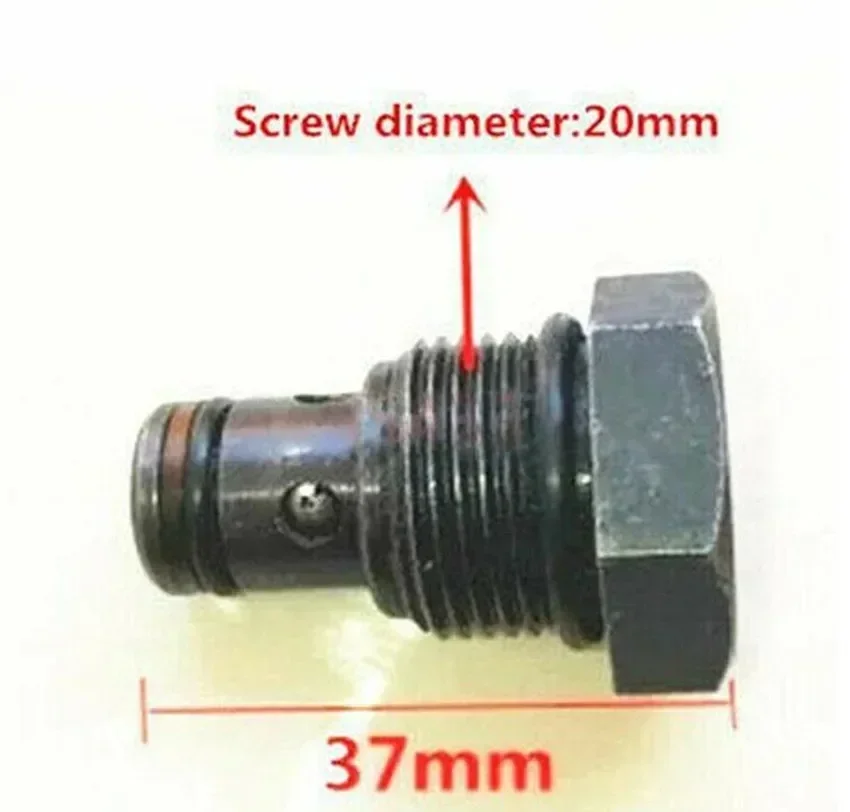 1pc/1Set Lowering Valve 62mm 20mm Pressure Relief Valve For Auto Lift Car/ Hoist Machine Tool