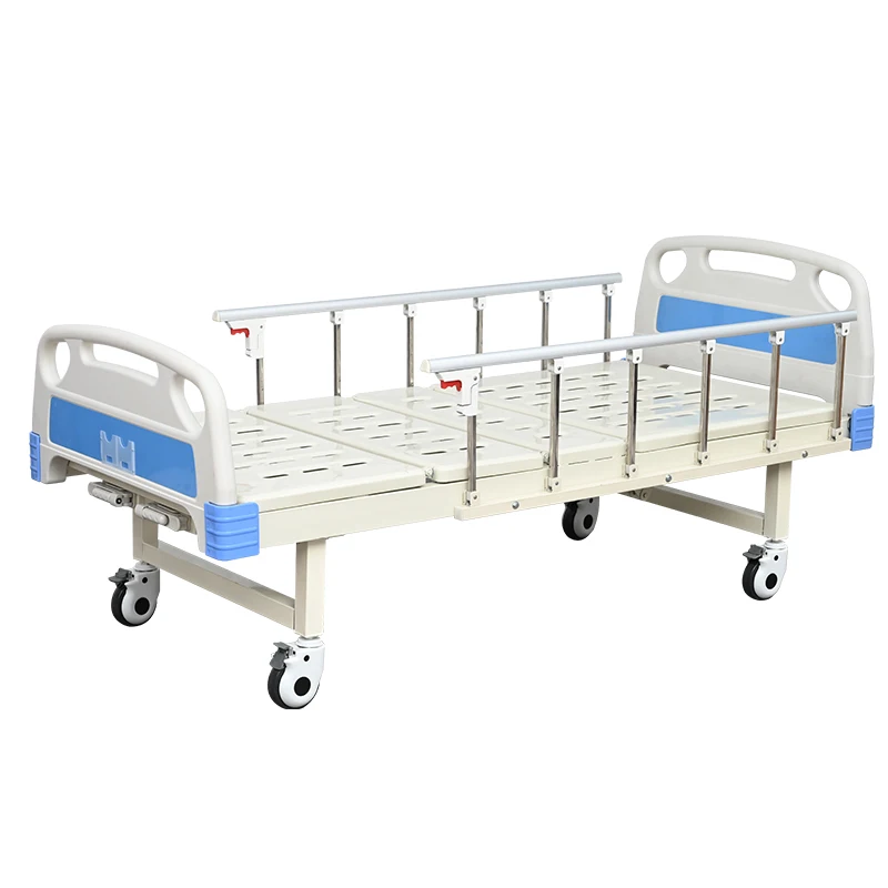 Factory Direct Supply Adjustable Manual Two Functions Hospital Bed for Clinic