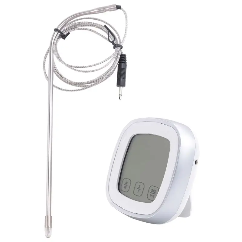 ABSE-Digital Meat Thermometer For Grill - Oven Kitchen Cooking Instant Temperature Reader Gauge With Metal Wired Probes