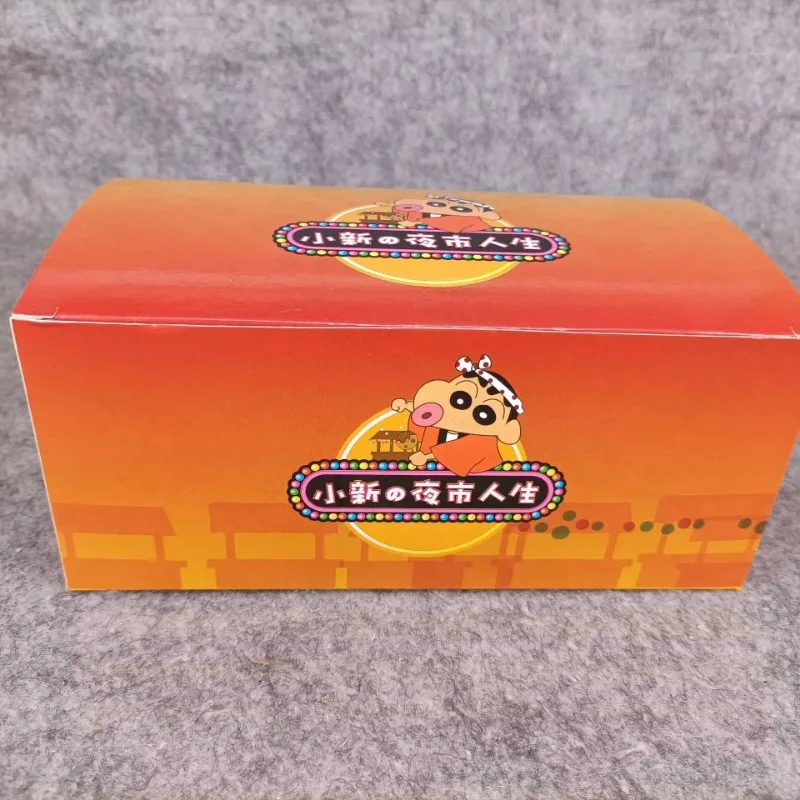 6 Styles/set Crayon Xiaoxin Popular Night Market Scene in Taiwan, Food Sharing Ornament, Color Box Version Blind Box