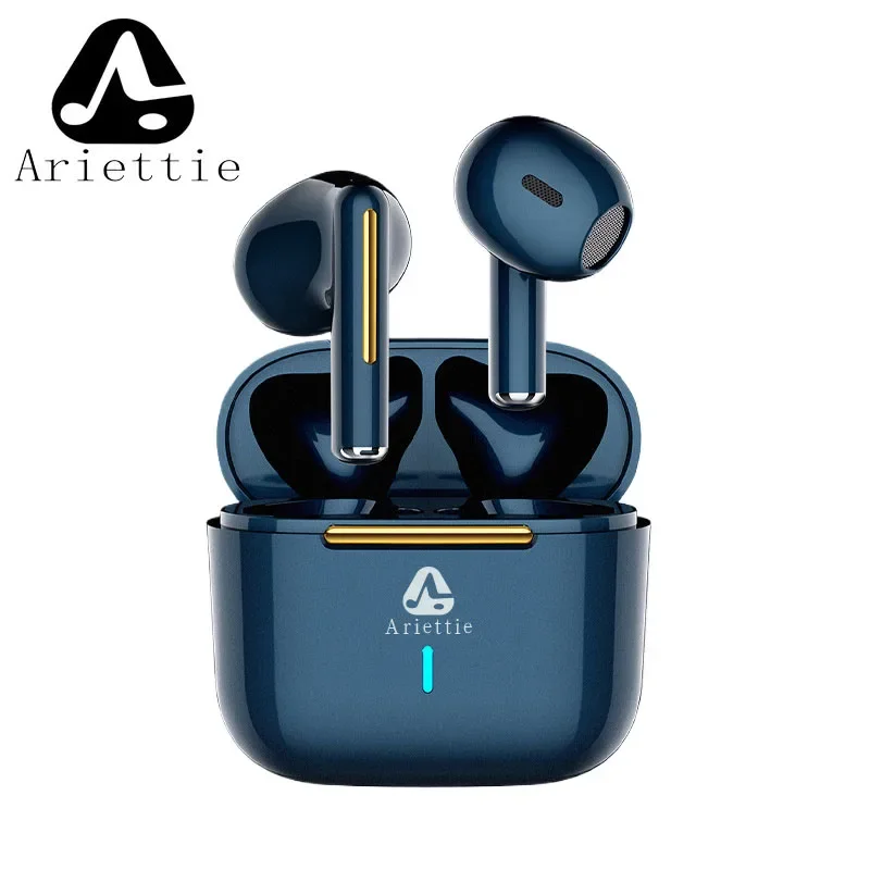 Ariettie Brand H6 Earphones Bluetooth Headphone Touch Control Earbuds Sports Game Noise Headset With Mic Tws Fone Waterproof