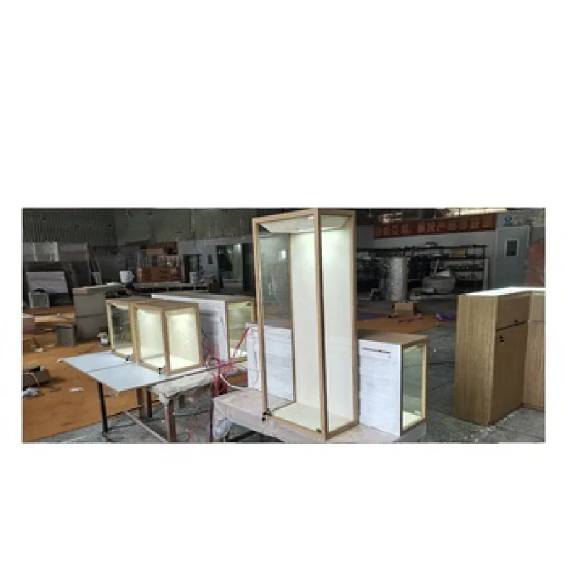 

custom.Lishi Expert Craftsmanship Jewelry Glass Showcase Display New Shop Design Jewelry Showcase Cabinet