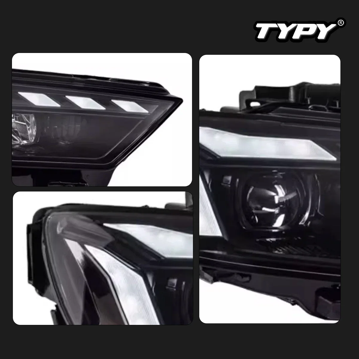 

TYPY New LED Head Lamp Upgrade Modified For Audi A3 Headlight S3 2017-2020 Dynamic Signal Head Lamp Auto Accessories