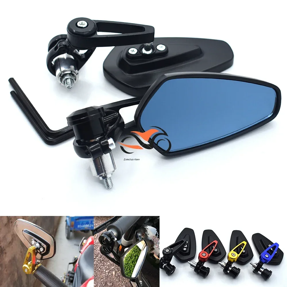 

Universal 7/8" 22mm Motorcycle Handlebar Aluminum Rear View Mirrors For YAMAHA MT-07 MT-09 MT07 MT09 MT 07 MT 09 FZ1 FZ8 XMAX