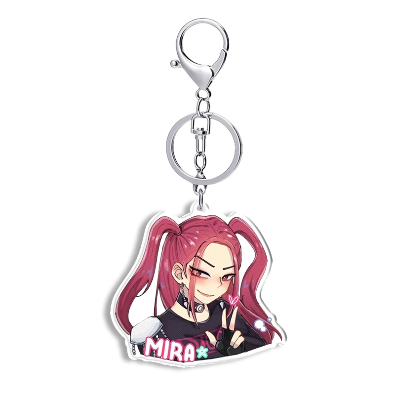 

DIY Homemade Animation HUNTR/X Girl Group Acrylic Keychain Pvc K-POP Backpack Pendant Accessories Accessories Holiday Gifts