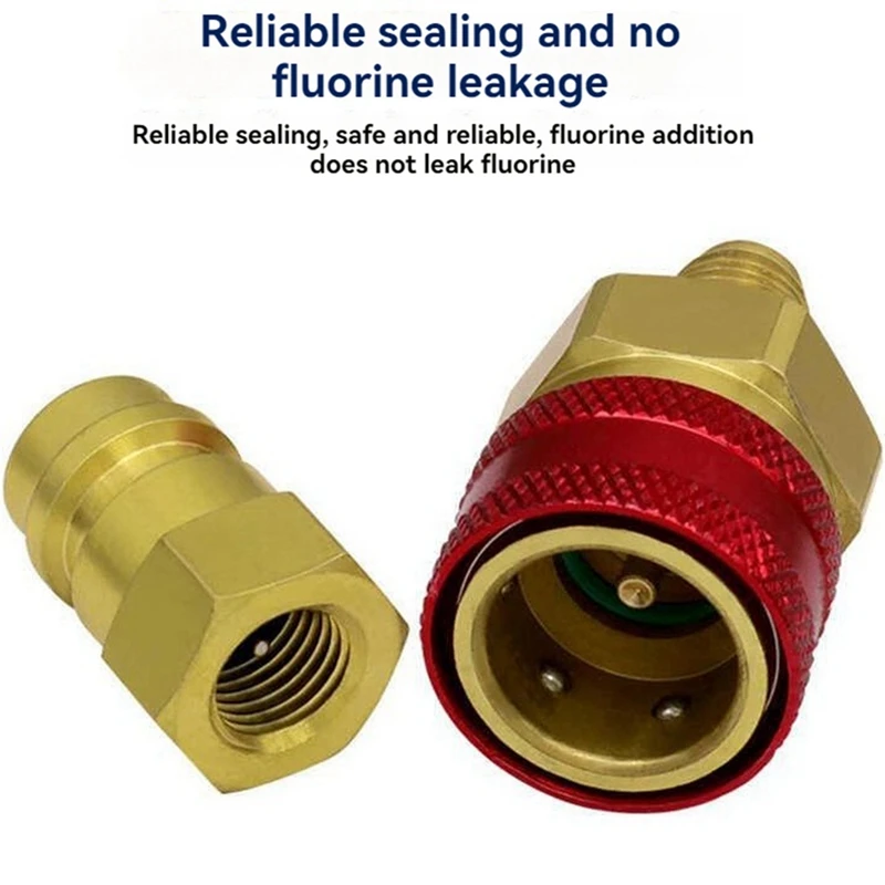 Adaptateur AB15-R1234YF, R134a à R1234yf Couremplaçant rapide, R1234YF Couremplaçant rapide, Kit de conversion côté haut et bas, R1234yf Couremplaçant rapide