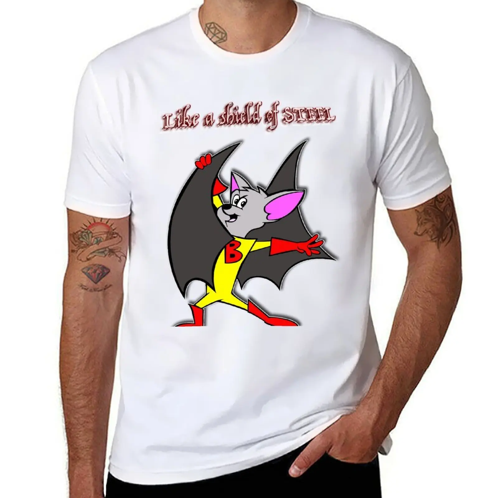 

BATFINK - Like a shield.. T-Shirt cotton t shirts man 100% man t shirt summer T-Shirt