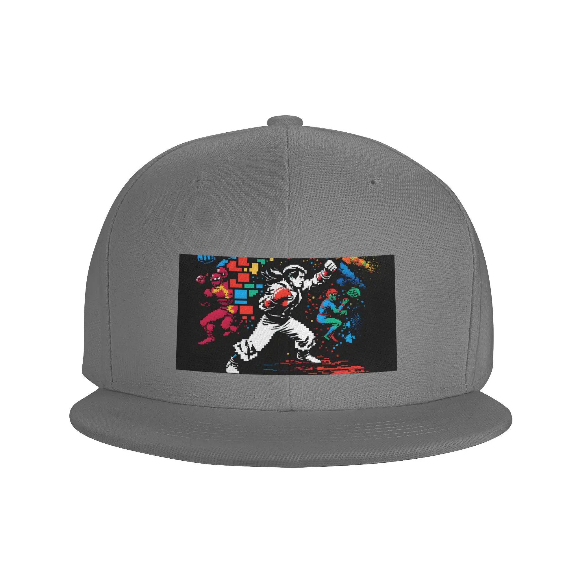 Fashion 90s retro-classic action Games Flat Brim Sun Hat  Artistic Style Hat Women's