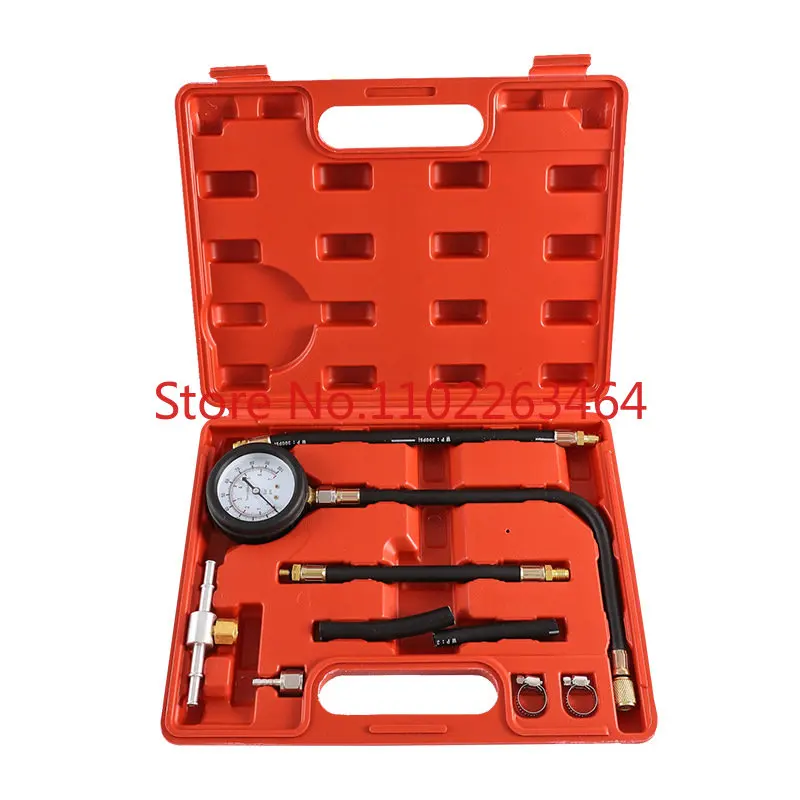 

TU-113 Vehicle Fuel Pressure Testing Tool Fuel Pressure Gauge Gasoline Pressure Gauge Vehicle Tester Cross border