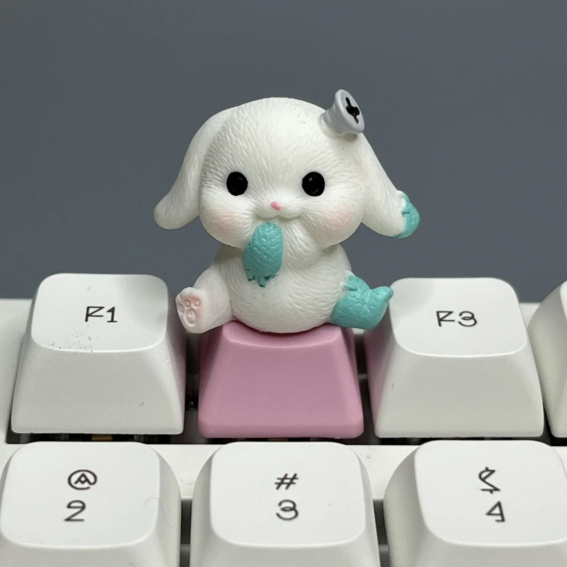 

DIY Transparent Ghost Keycaps Creative Cute Halloween Pumpkin Cute Bunny Game Mechanical Keyboard Keycaps