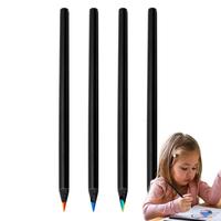 Colored Pencils For School Colored Pencils Pre-Sharpened Classroom Pencils Art Supplies 4 Pcs Rainbow Pencils 7 In 1 Drawing